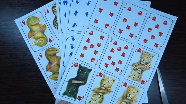 Как сделать уникальные игральные карты с животными! П? смотреть онлайн