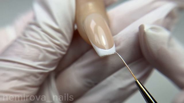 Как нарисовать френч гель-лаком. Простая схема френча смотреть онлайн