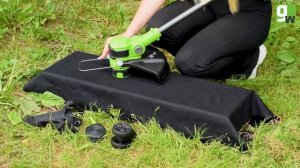Триммер аккумуляторный Greenworks GD24LT331, 24V, 33 см