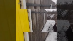 Забор из шифера волнистого бюджетный вариант!