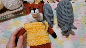 Продолжаю вязать игрушки крючком.Такса карандаш