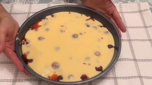 French dessert Strawberry Clafouti Французский десерт Клауфути из Клу смотреть онлайн