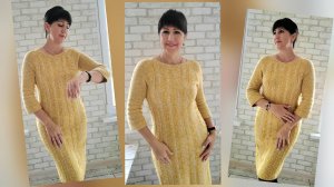 ✨️Платье "Осенняя мимоза "✨️Экспресс МК ✨️