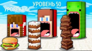Кулинарная битва ДЕВОЧКИ против МАЛЬЧИКОВ в Майнкрафте, мультфильм