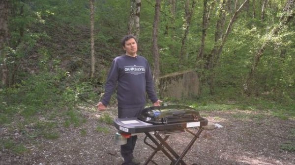 Weber Traveler, обзор,первый запуск, расход газа.