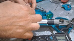 Секатор аккумуляторный Grand СА-21BL ремонт после ремонта.