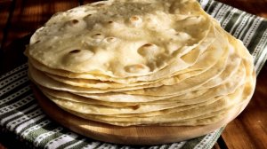 Лаваш на пшеничной закваске: вкусный и тонкий