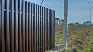 ЗАБОР НА ДАЧУ СВОИМИ РУКАМИ / ШТАКЕТНИК И ПРОФЛИСТ