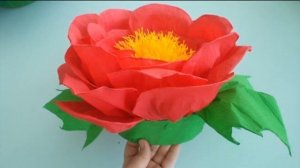 Шапочка цветок из бумаги своими руками