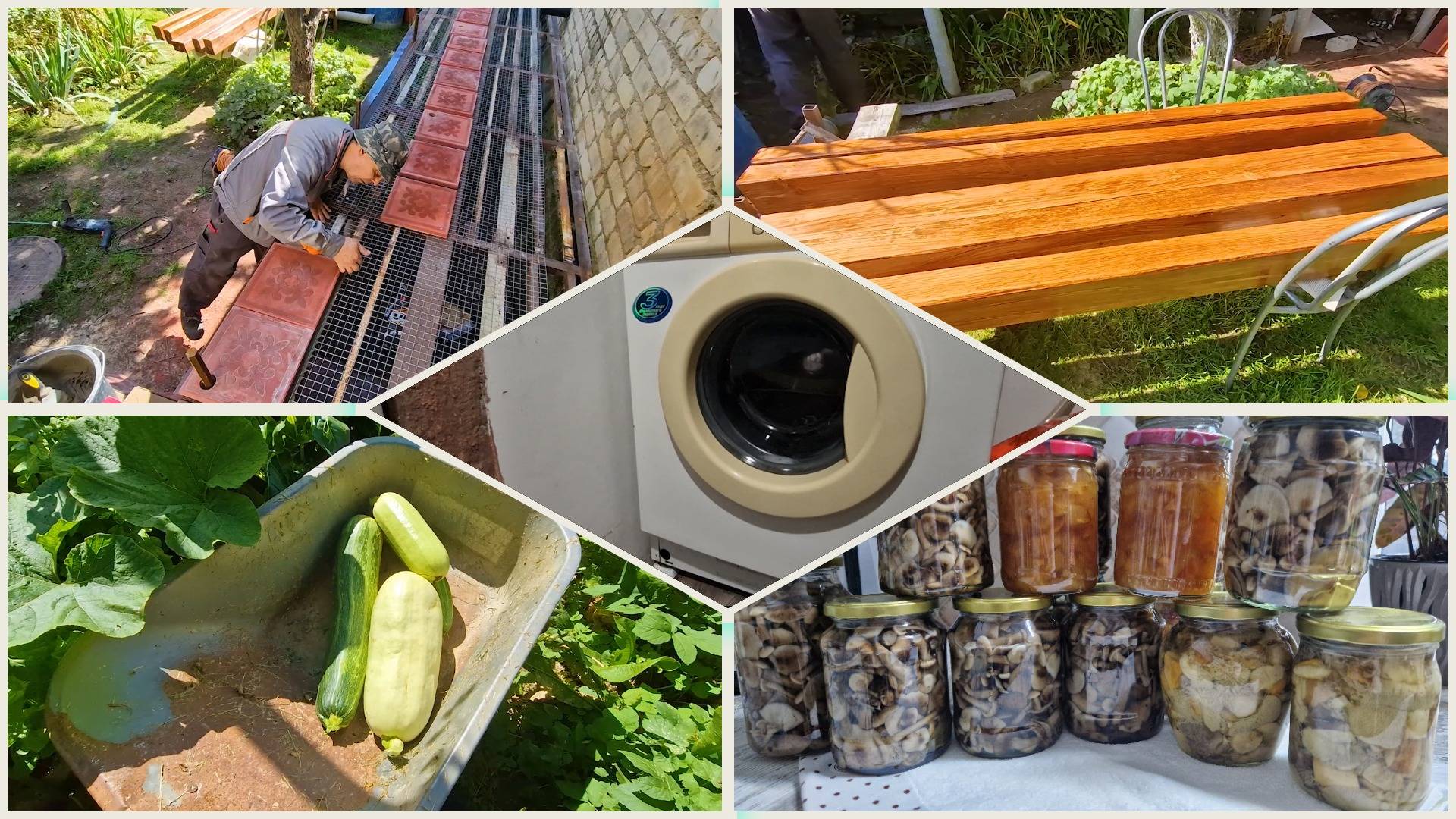 Приказала долго жить. Покраска деревянных элементов на веранду. Уложил плитку! смотреть онлайн