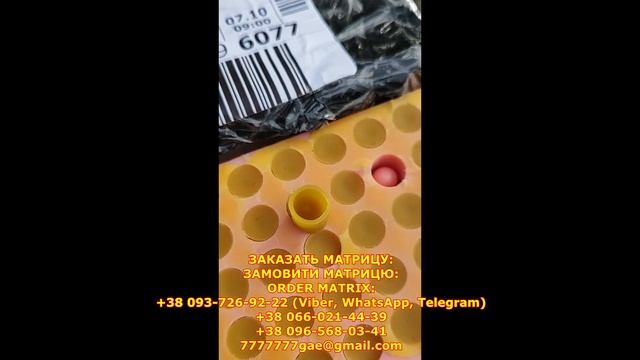 Форма для изготовления восковых мисочек для вывода пч