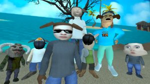 Тимоха Шалун попал на Скулбоевы игры ( все концовки МОД)