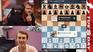 Битва с ЧЕМПИОНОМ! Никита Шандрыгин - Магнус Карлсен 09.09.2025