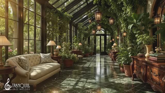 Peaceful Forest Cafe Jazz on Sunday _ Soft Morning Jazz in Coffee Shop for Relaxation & Calm Focus смотреть онлайн