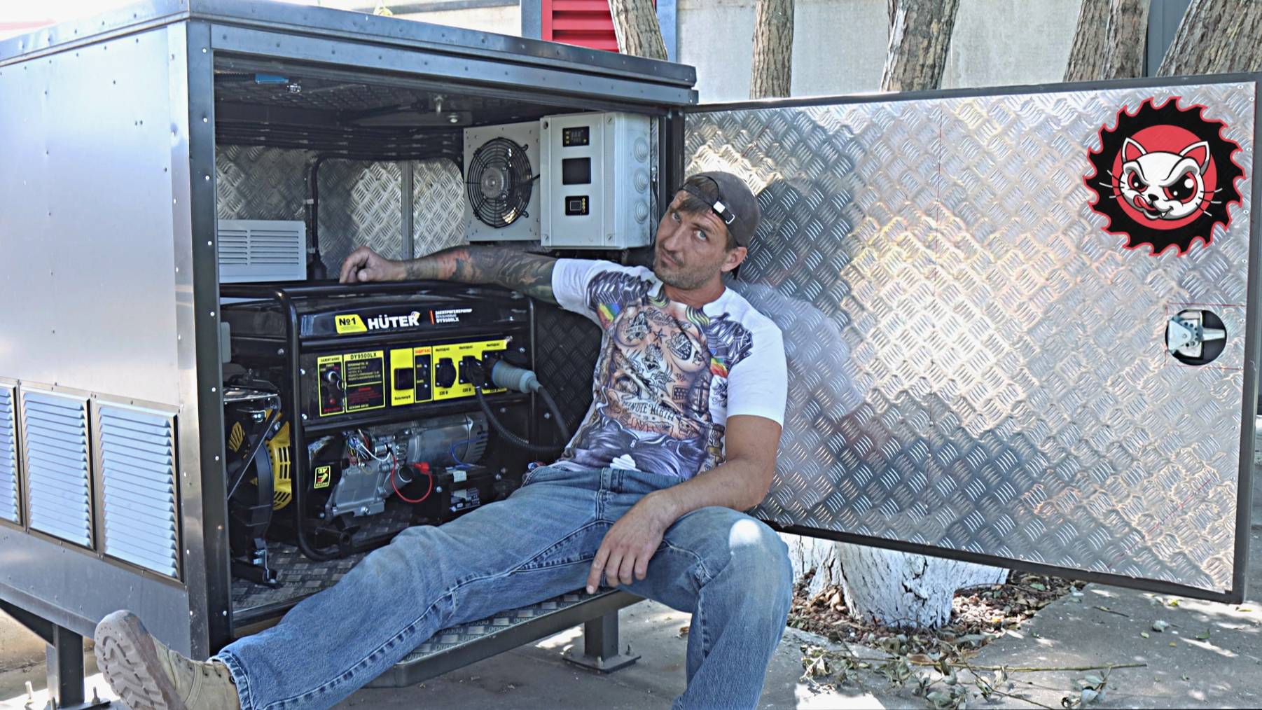 Подключить генератор? Легко! Всего полтора года это делал.. смотреть онлайн