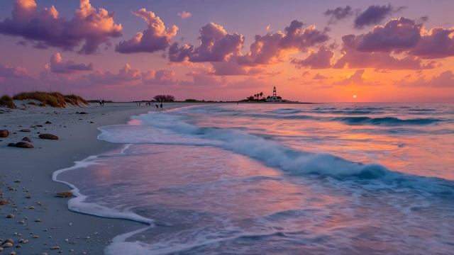 Deep Chillout Beach Sunset - Ambient Waves for Ultimate Relaxation & Serenity Music смотреть онлайн