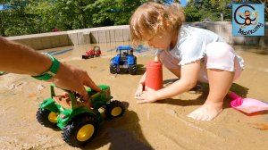 Манкиту, Машинки игрушки, Вода и Фонта. Видео для Детей