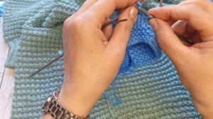 Вяжем накладной карман.Быстро и просто.