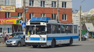 Троллейбус ЗиУ-682 (КВР Барнаул)-4075. Покатушки по Барнаулу.