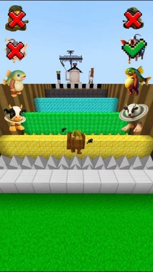 Самые сильные животные Minecraft в экстремальных условиях! #shorts