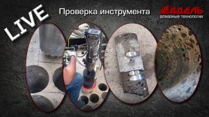 ЗАСАЛИВАЕТСЯ АЛМАЗНЫЙ СЕГМЕНТ на прочном бетоне? Смотрим тест серии SF!