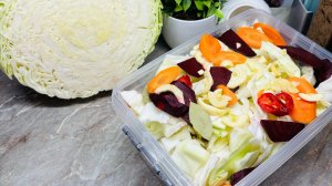 Быстрая , Хрустящая и самая  Вкусная Маринованная Капуста!!