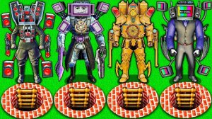 ЧТО ВНУТРИ этой СЕКРЕТНОЙ ЯМЫ ТЕЛЕВИЗИОНЩИКА ТИТАНА и СПИКЕРМЕНА против ТУАЛЕТА СКИБИДИ в МАЙНКРАФТ