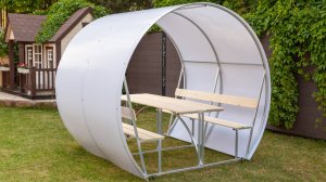 Беседка для дачи. Обзор на беседку Пион