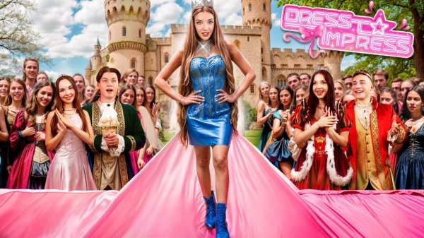 Бедная Девушка Влюбилась в Миллионера! Dress to Impress в Королевской Семье