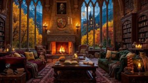 Волшебная Атмосфера Хогвартса (Гарри Поттер) — Гостиная Гриффиндора