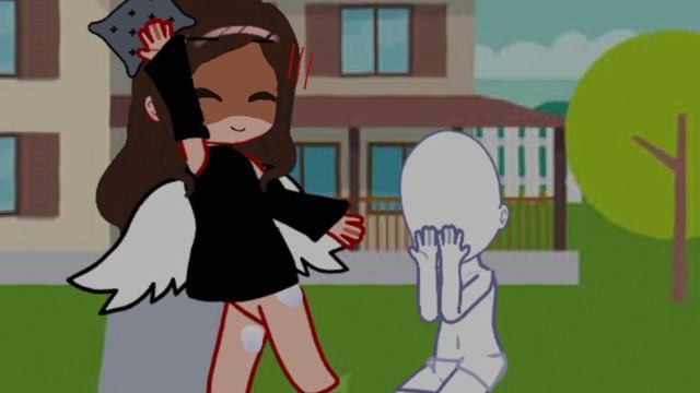 я кирпич в него кинула)..