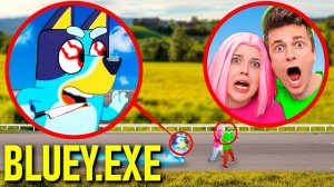 МОЙ ДРОН СНЯЛ СЕМЬЮ БЛУИ В РЕАЛЬНОЙ ЖИЗНИ!!!