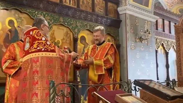 С юбилеем и днём Ангела поздравляем диакона Александра! смотреть онлайн