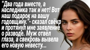 История из Жизни/Свёкр протянул мне заявление о разводе, муж отвёл глаза/Аудиорассказы