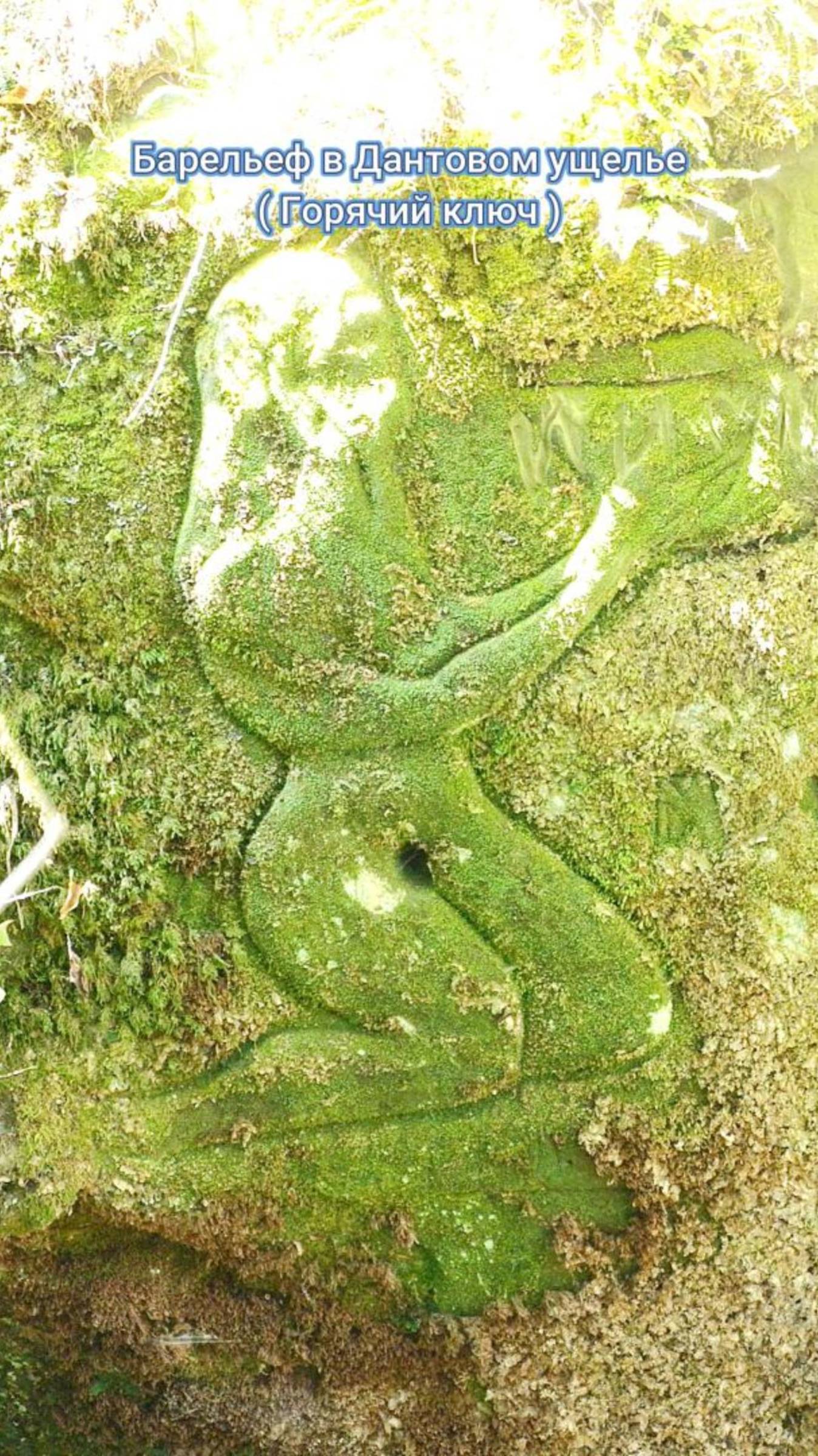 Красивый барельеф в Дантовом ущелье ( Горячий ключ )