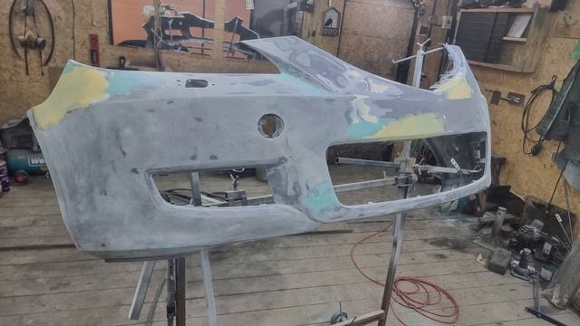 Окрас бампера МАЗДА 3