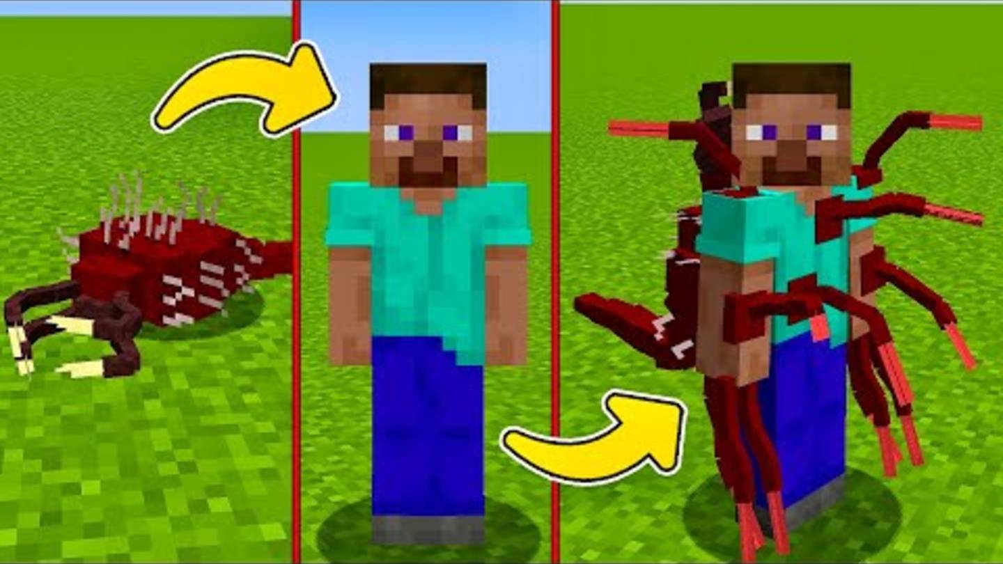 ЗАРАЗИЛ СТИВА ЧЕРВЕМ В МАЙНКРАФТ Minecraft Parasites Mod смотреть онлайн