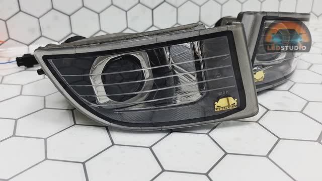 Toyota Land Cruiser Prado 120 ПТФ хром в алюминии! смотреть онлайн