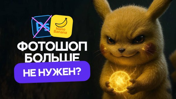 Нейросеть, которая убила Photoshop! Nano Banana от Google. Полный обзор возможностей