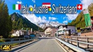 🚗 SmartTV 4К ➤🌄 Из Санкт-Валентина-ауф-дер-Хайде в долину Замнаун, по Италии, Австрии и Швейцарии!