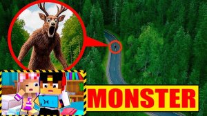 МОЙ ДРОН СНЯЛ НАСТОЯЩЕГО ОЛЕНЬ РОБЛОКС 99 ДНЕЙ в Реальной Жизни в МАЙНКРАФТ ВИДЕО MINECRAFT Евгенбро