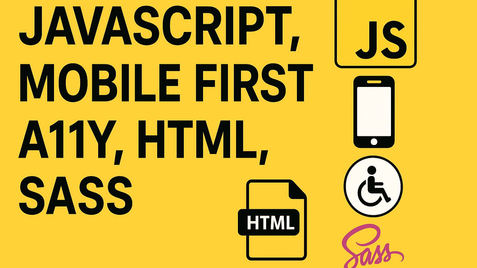 Учебное пособие по веб-приложениям: JavaScript, Mobile First, специальные возможности, Sass смотреть онлайн