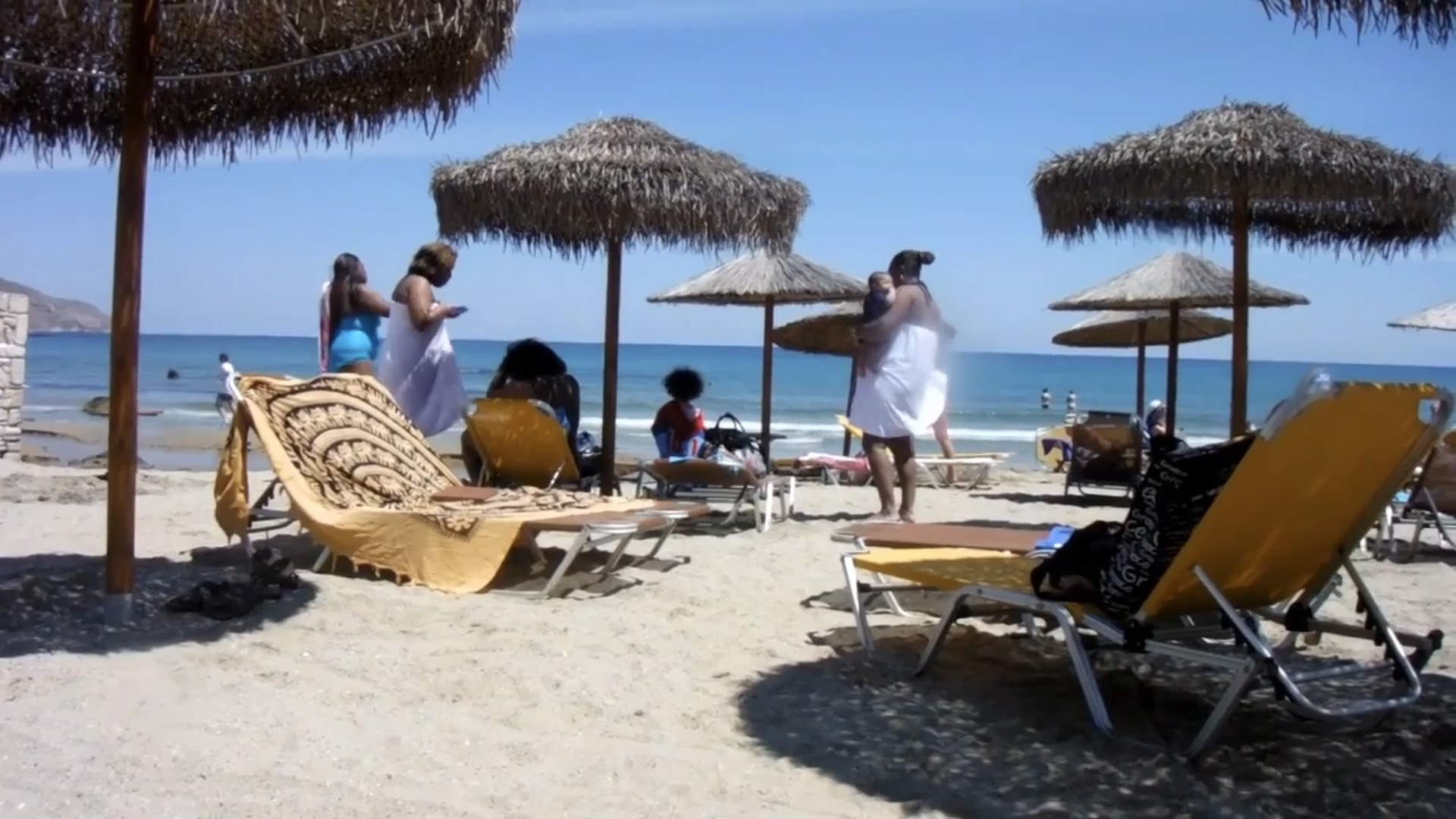 Песчаные пляжи Георгиуполиса. Крит. Греция. смотреть онлайн