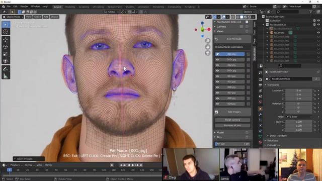 Обновлённый FaceBuilder for Blender (feat. Джама Джурабаев и Олег Жеребин) смотреть онлайн