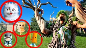 Мой дрон снял BABY Tung Tung Sahur, Tralalero Tralala, Ballerina Cappucina в ОПАСНОСТИ!