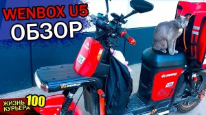 Обзор WENBOX U5⚡ - КУРЬЕРСКИЙ ЭЛЕКТРОСКУТЕР【ЖИЗНЬ КУРЬЕРА 100】#Волгоград #курьер #wenbox #wenboxu5