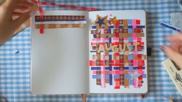 journal with me! ⭐️ (august bullet journal + junk journal)