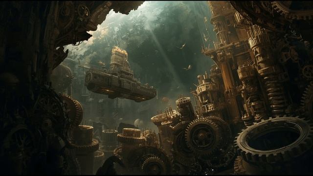 The Clockwork Abyss ⚙️🌌 2-Hour Industrial Surrealism Ambience ｜ Shattered Planet Soundscape