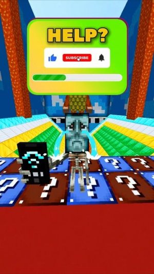 Ловушки с самыми мощными мобами Minecraft: кто выйдет живым? #shorts