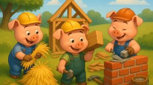 Три поросёнка. Детская песенка - сказка